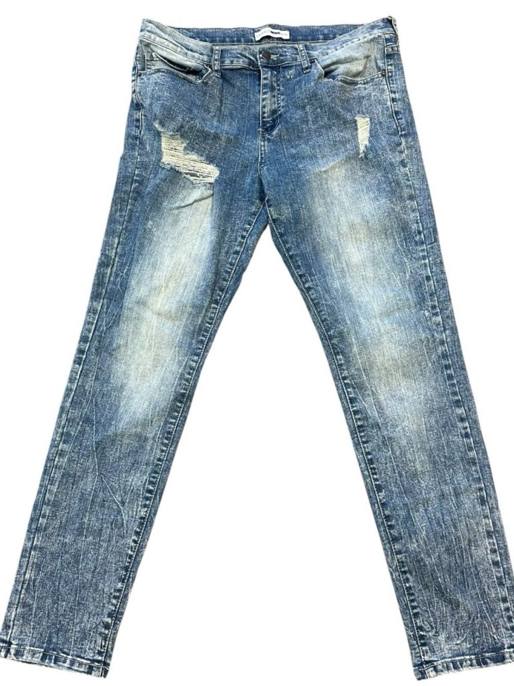 Fashion Nova Men Ripped Jeans, Size 34